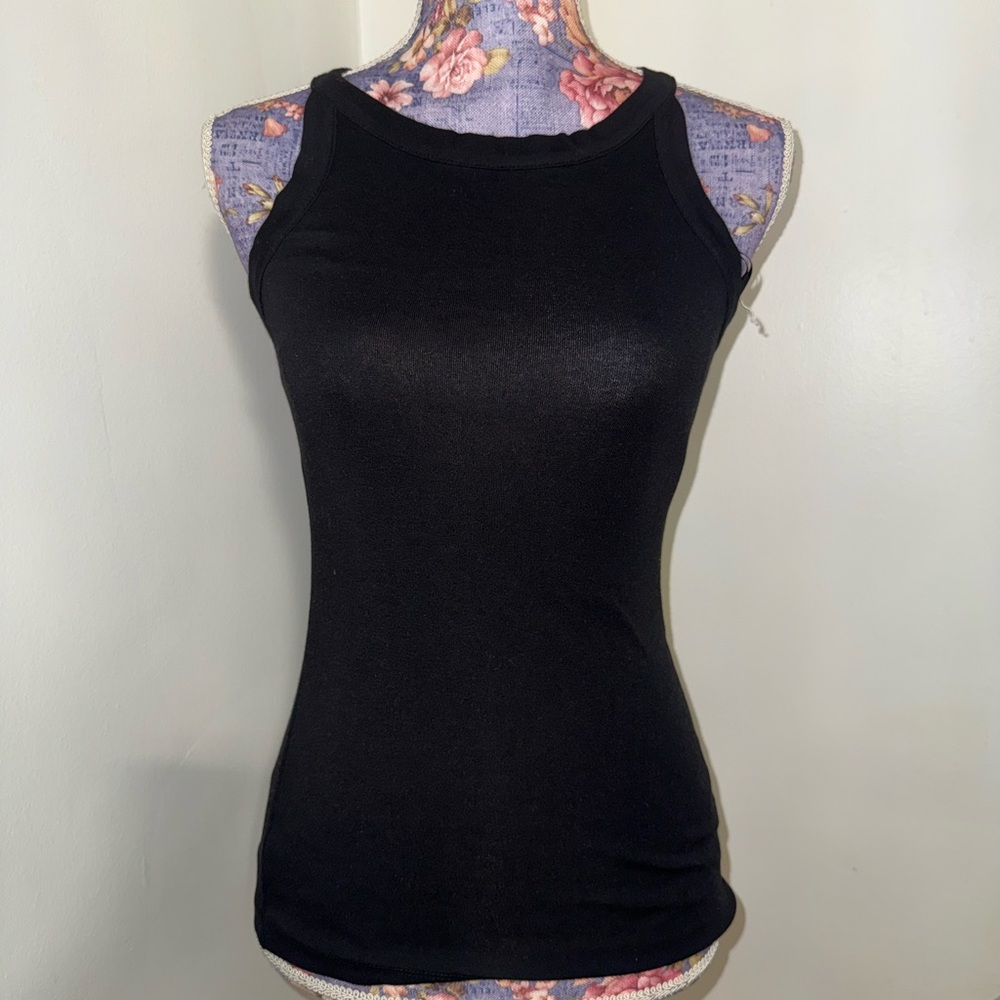 Cynthia Rowley Black Tank Top